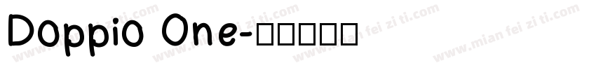 Doppio One字体转换